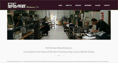 Desktop Screenshot of performexmachining.com